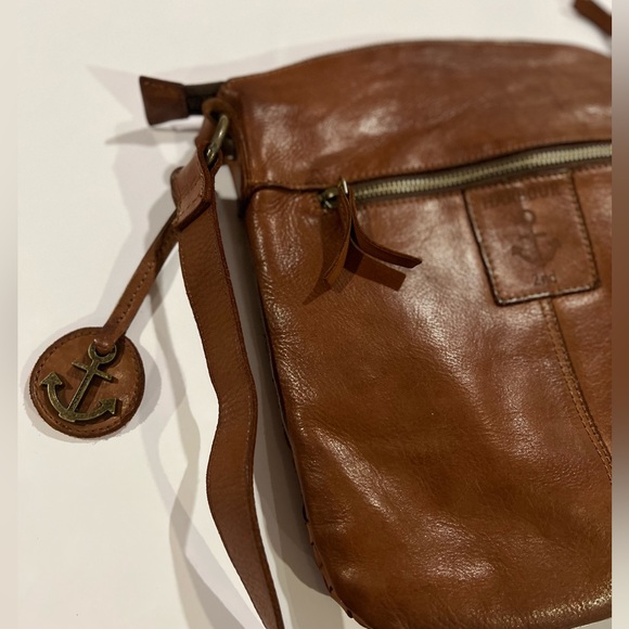 Harbour 2nd Crossbody Purse Brown Woven Leather - Picture 3 of 7